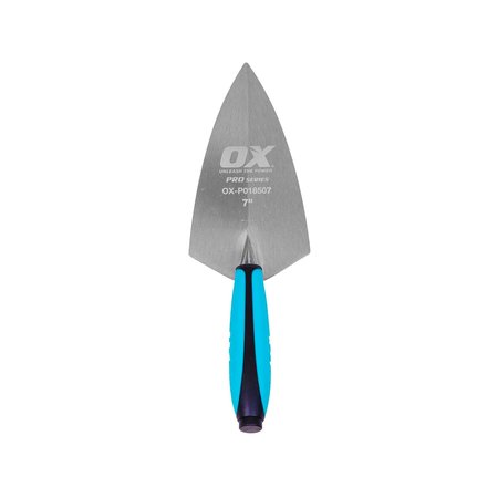 OX TOOLS Pro 7" Pointing Trowel Philadelphia Pattern - OX Grip OX-P018507